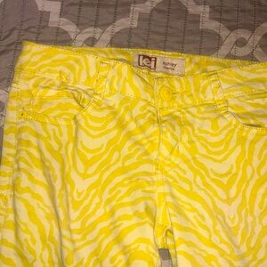These are some nice yellow summer jeans I got in 2015